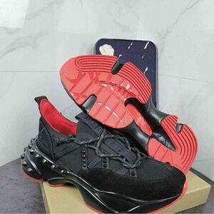Christian Louboutin Black and Red Women's Shoes